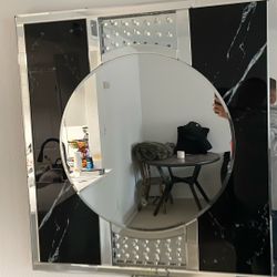 Light Up Mirror And Sofa Couch