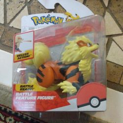 Brand New Pokemon Battle Featured Figure Arcanine Deluxe Action