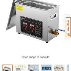 Vevor ultrasonic cleaner new