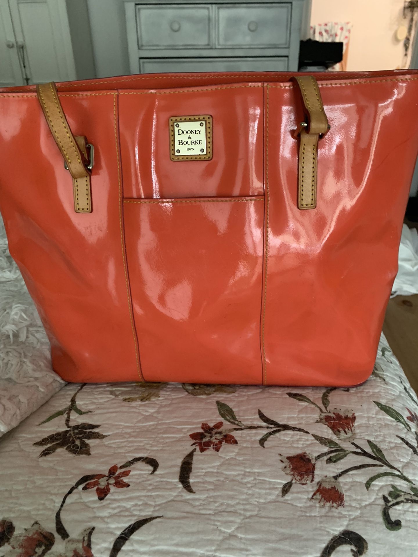 Dooney And BourkePatent Leather Purse