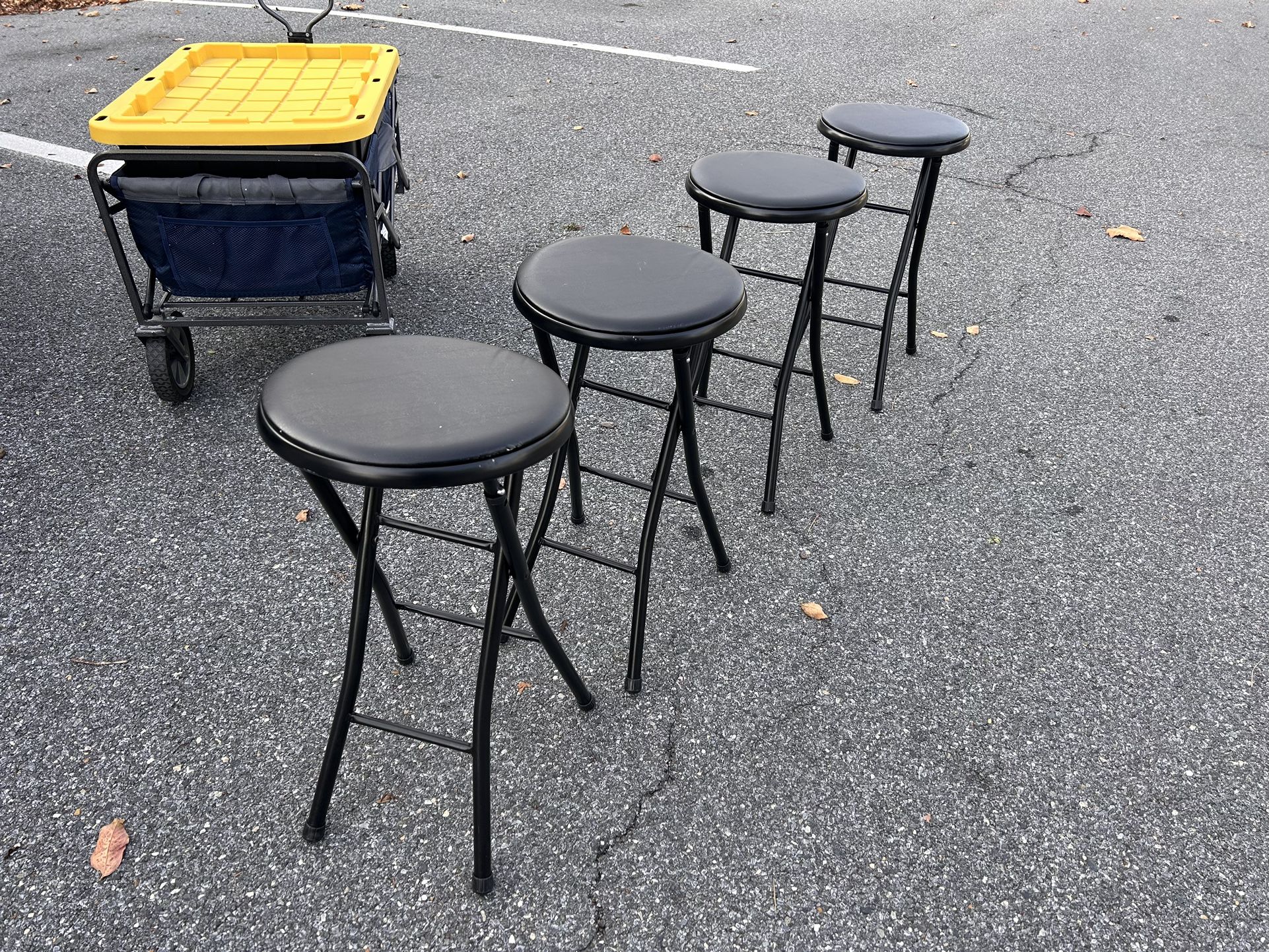 For Foldable Black Chairs.
