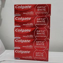 $10 for all. Colgate Optic White Toothpaste. HABLO ESPAÑOL.