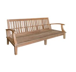 New 7’ solid teak outdoor couch