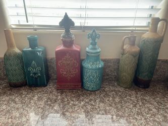 6 Vases Decorations