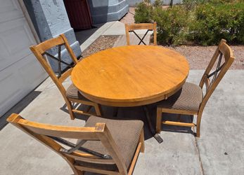 Table and 4 chairs