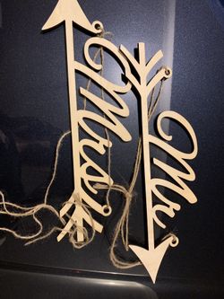 Wedding sign Mr. Mrs