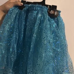 Adult Blue Glitter Tutu One Size