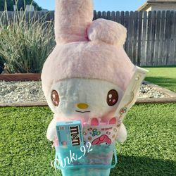 MY MELODY 💕 HELLO KITTY FRIEND EASTER GIFT BASKET🐇