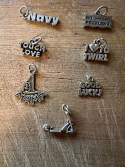 Sterling Silver Charms , Lot 5