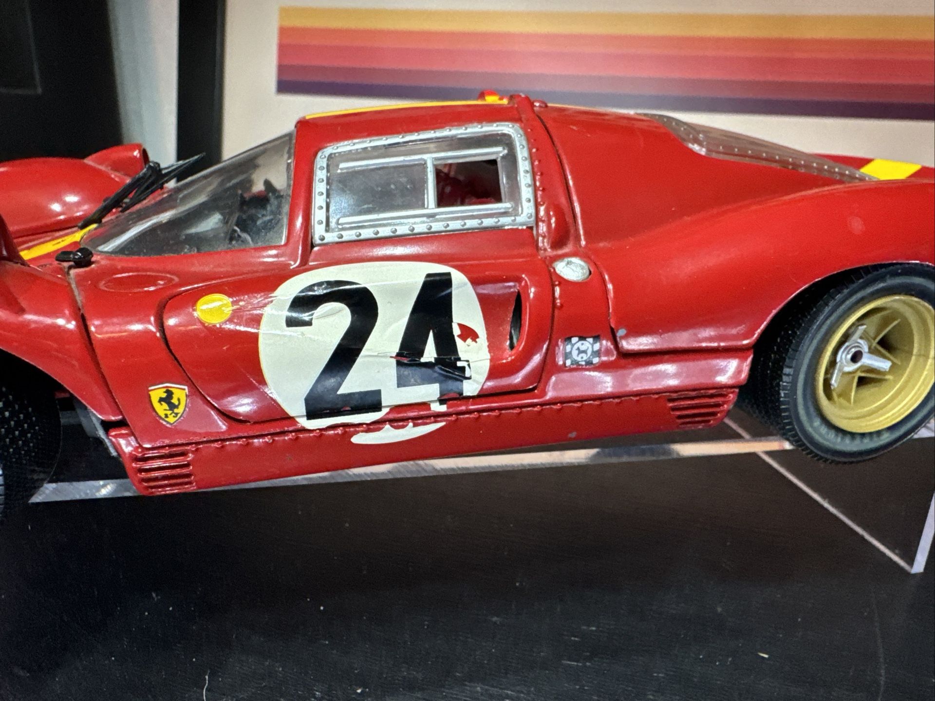 Ferrari 330 P4 Jouef Evolution 1/18 – Modèle Le Mans 1967 – Occasion Sans Boîte