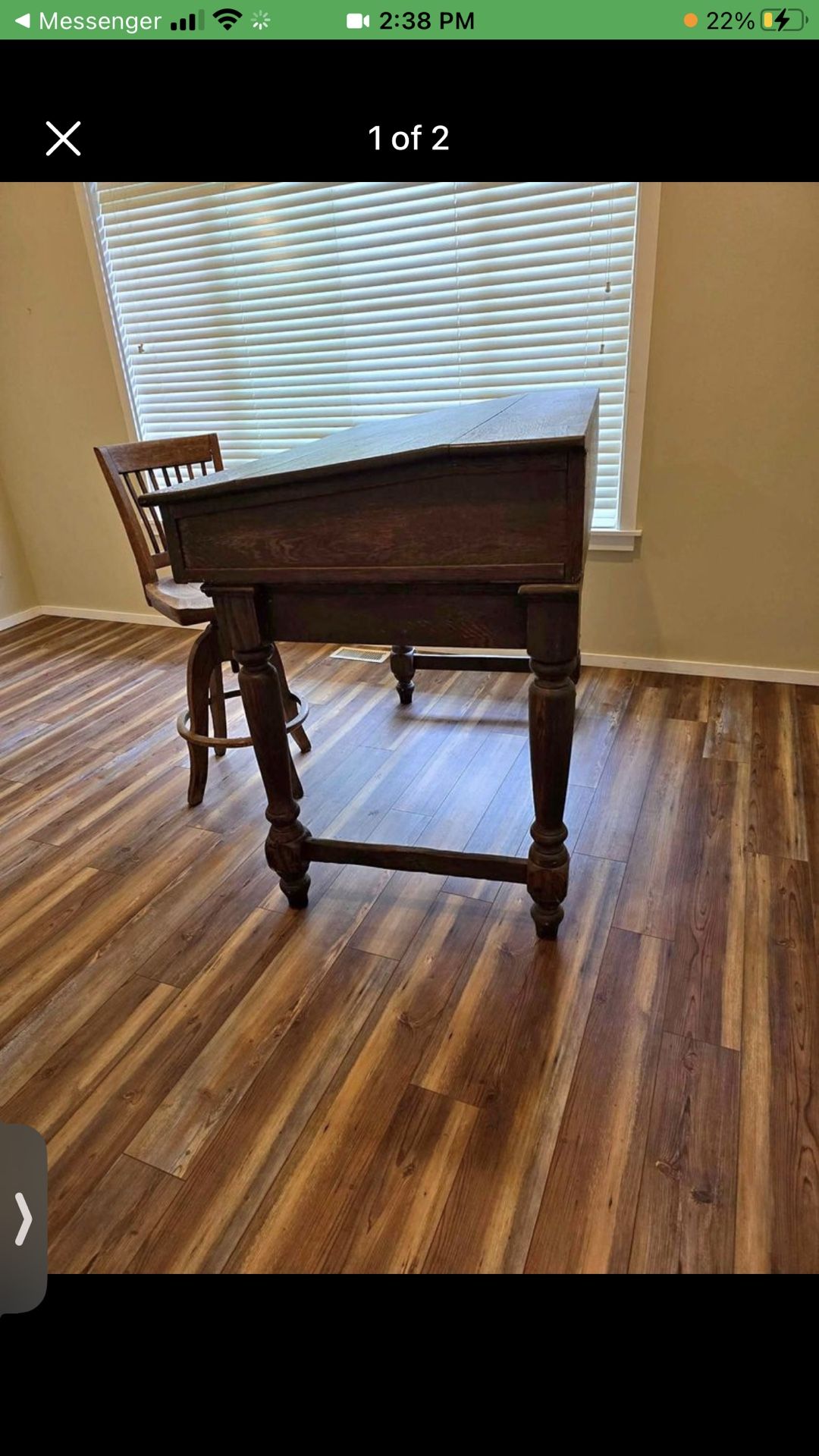 Old Railroad Desk