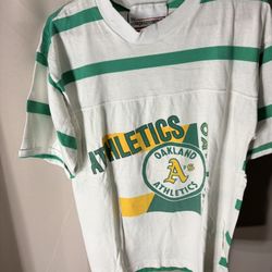 Vintage 1980s Oakland Athletics MLB Baseball T Shirt Single Stitch 