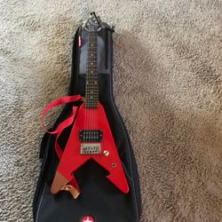 First Act 3/4 Flying V Electric Guitar w/Case