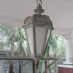 Antique copper lamp light
