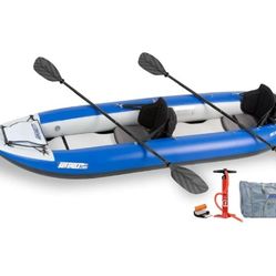 SeaEagle 380X Inflatable Kayak - Upgraded seats and paddles - Perfect