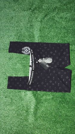 Chrome heart leggings
