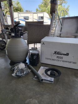 NEW 13" Sand Filter Set For Above Ground Swimming Pool  NUEVO 