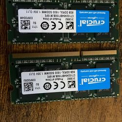 crucial 16gb Ram for laptop