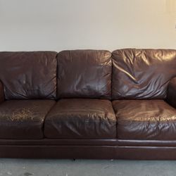 Leather Sofa $100 OBO