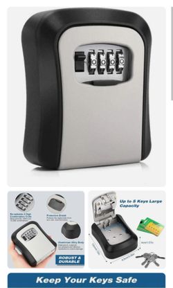 Combination Key Box/  Caja con clave para llaves/  Spare Key Box