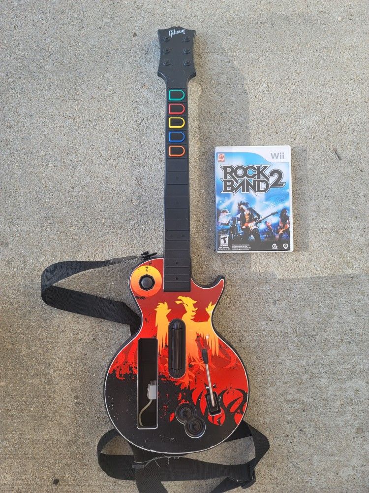 Wii Game... Guitar Hero Rockband Bundle !!!