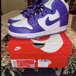 Nike Dunk High Womens Varsity Purple Size 6.5 BRAND NEW