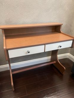 Wooden desk