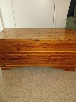 Beautiful red cedar hope chest