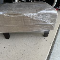Beige Ottoman For Sale