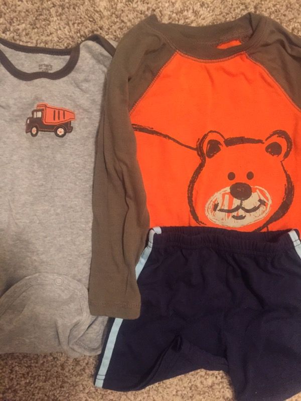 Baby boy clothes 24m onesie & 2T