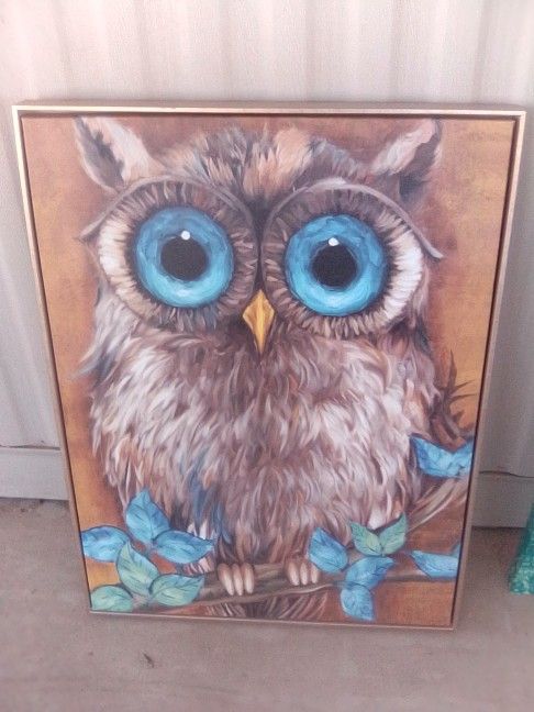 New Painting Of A Owl Only $5 !!! 🔥🔥🔥.
