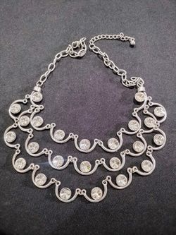 Petal Thorn Faceted Crystal Necklace