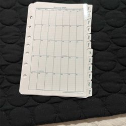 Franklin One-Page Monthly Calendar Tabs Item #: 82977