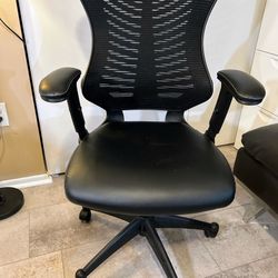 NEW ERGONOMIC Leather Office Chair- Black