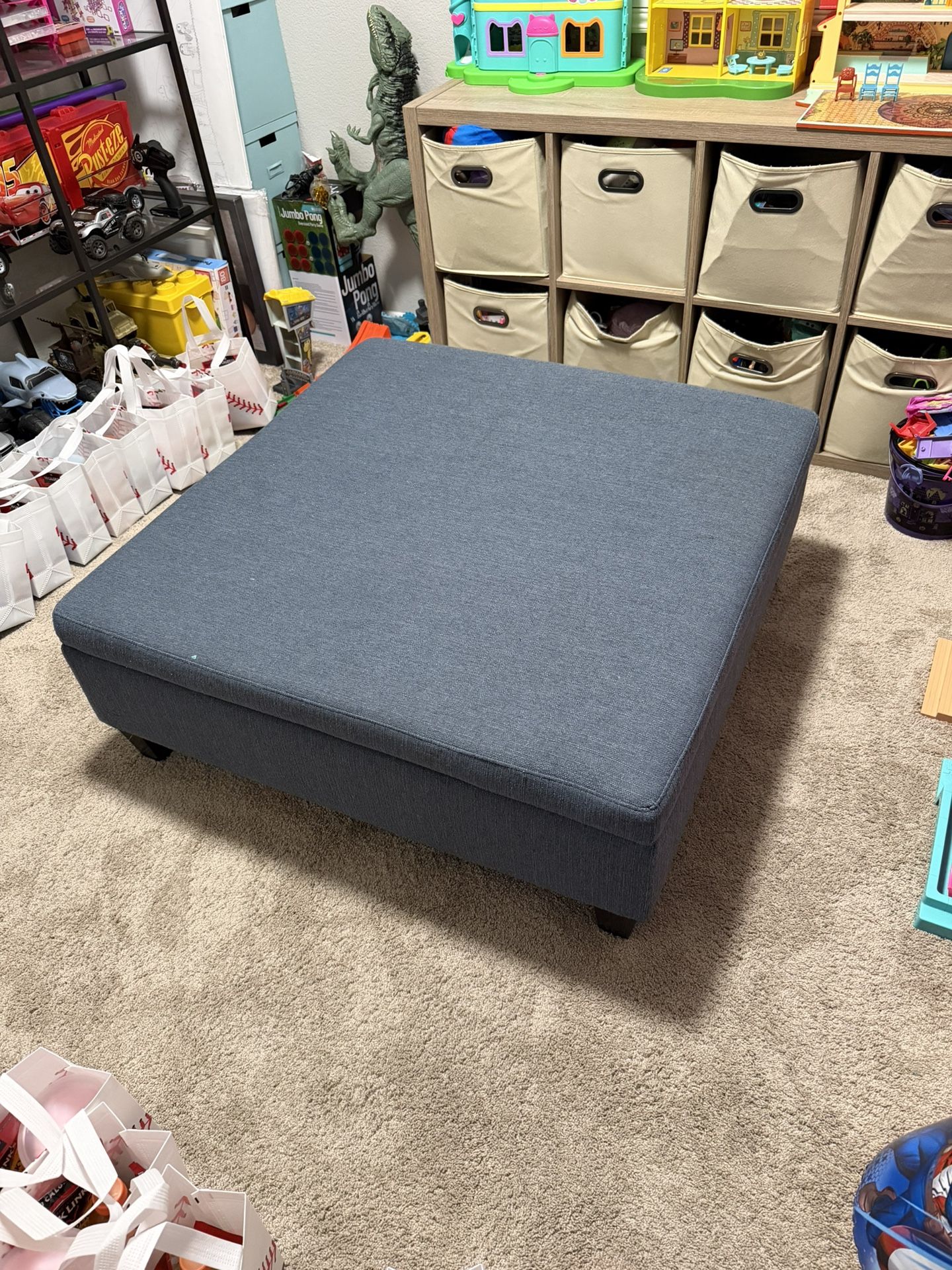 Blue Ottoman