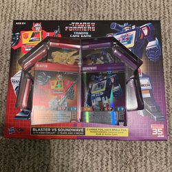 2019 Sdcc Transformers Trading Card Game Blaster Vs Sound wave