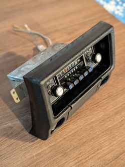 Datsun 510 radio bezel and radio