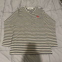 Classic CDG Stripped Long Sleeve