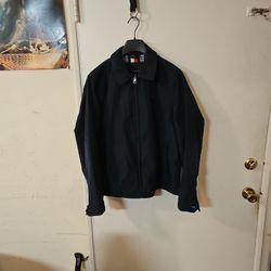 TOMMY HILLFIGER MEN'S NAVY BLUE JACKET SIZE MEDIUM BRAND NEW