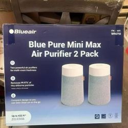 Blue Pure Mini Max Air Purifier, 2-pack By Blueair