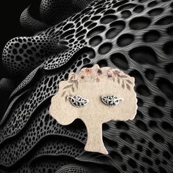 925 Sterling Silver Filigree Leaf Earrings