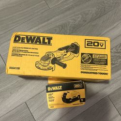 Dewalt 41/2 Grinder With 5.0 Battery $145
