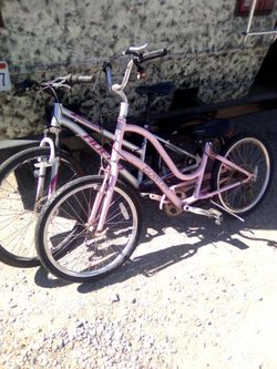 Two bicycles good condition