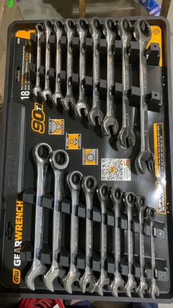 Gear wrench 18 piece set