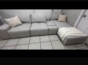 Light grey sectional