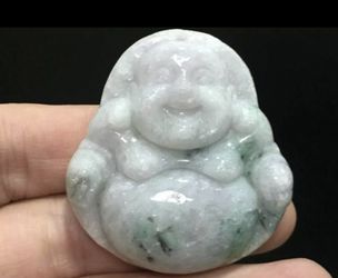 Certified A grade carved Buddha pendant