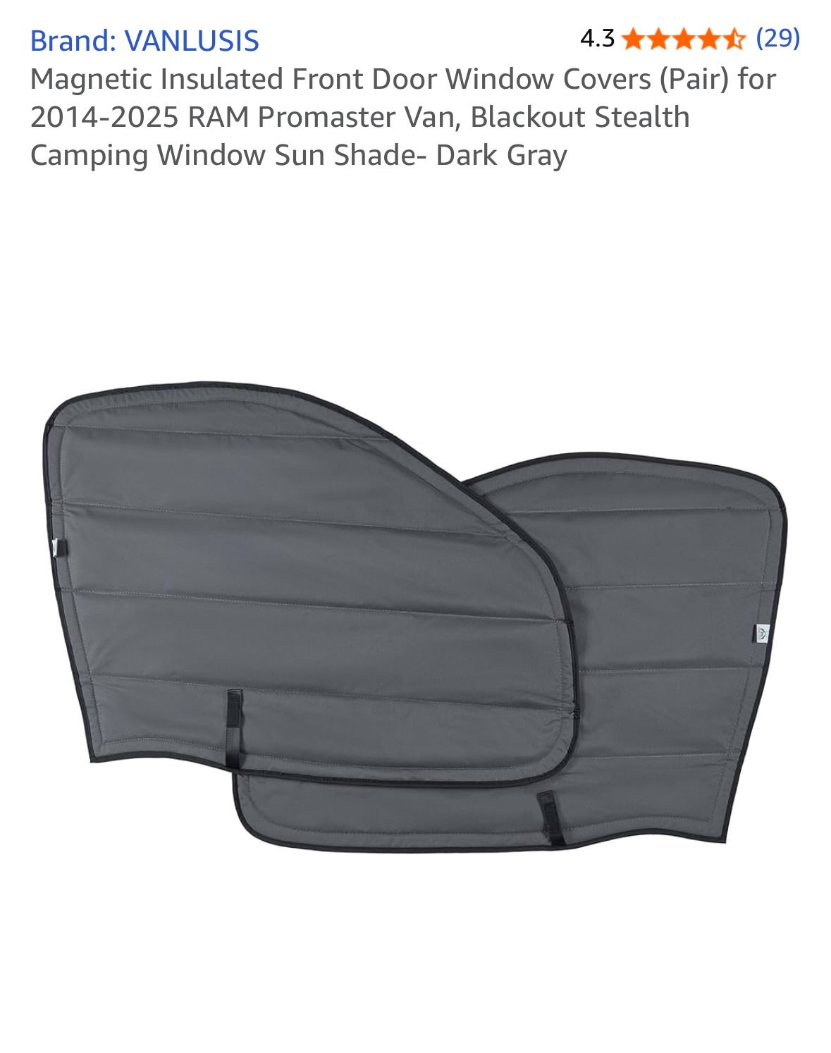Van Window Covers