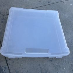 24  12”x12” Scrapbook Boxes Cases Plastic