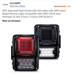 LX-Light LED Tail Lights for Jeep Wrangler JK
