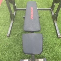 Olympic Weights, Bar, rack & Bench